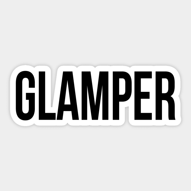 Glamper Fancy Camper Gift Sticker by 2CreativeNomads